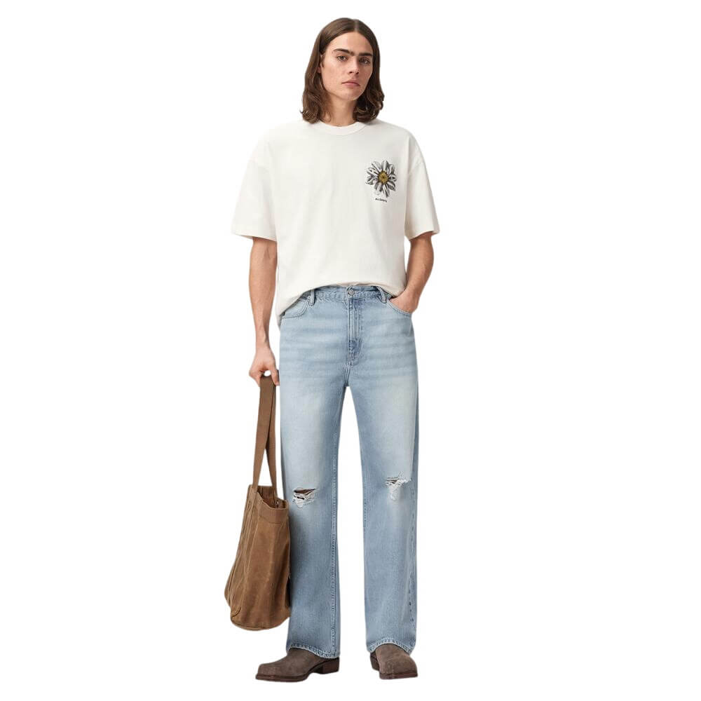 AllSaints Petals Oversized Short Sleeve Graphic T-Shirt